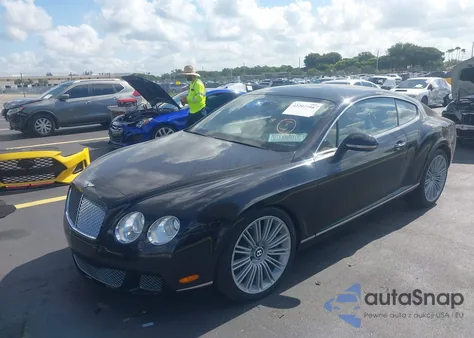 2010 Bentley Continental Gt Speed z USA, uszkodzony, nr VIN SCBCP7ZA3AC062508